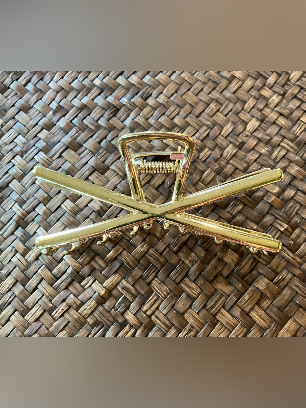 Gold Metal Hair Clip